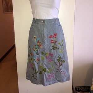 Flower Print Skirt Gently Used